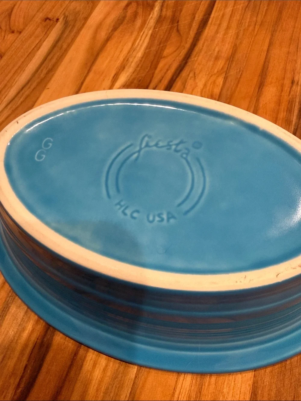 Fiestaware bright blue